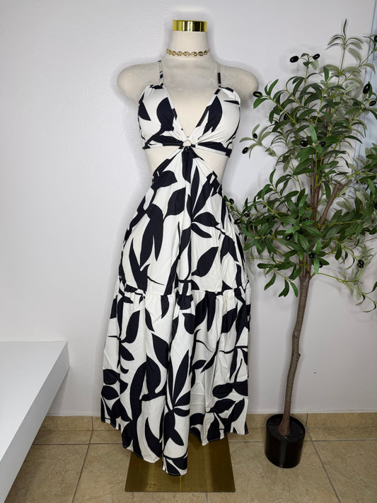 Black and White Summer Dress