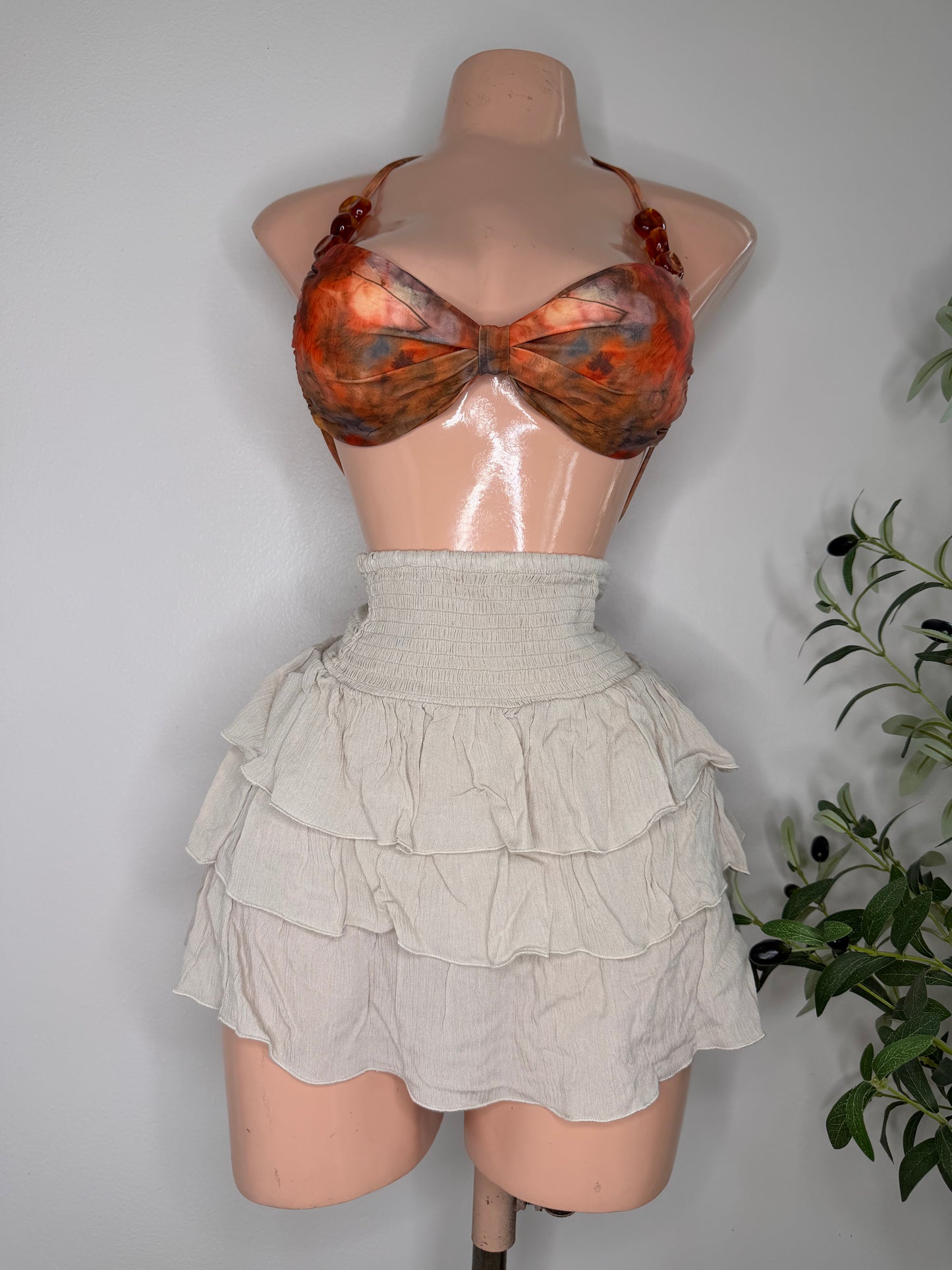 Falda Crema