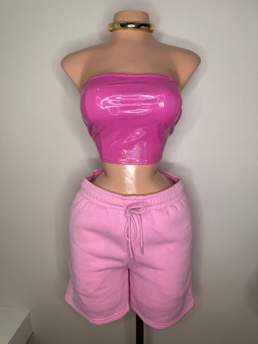Jorts Pink ( sweat pants)