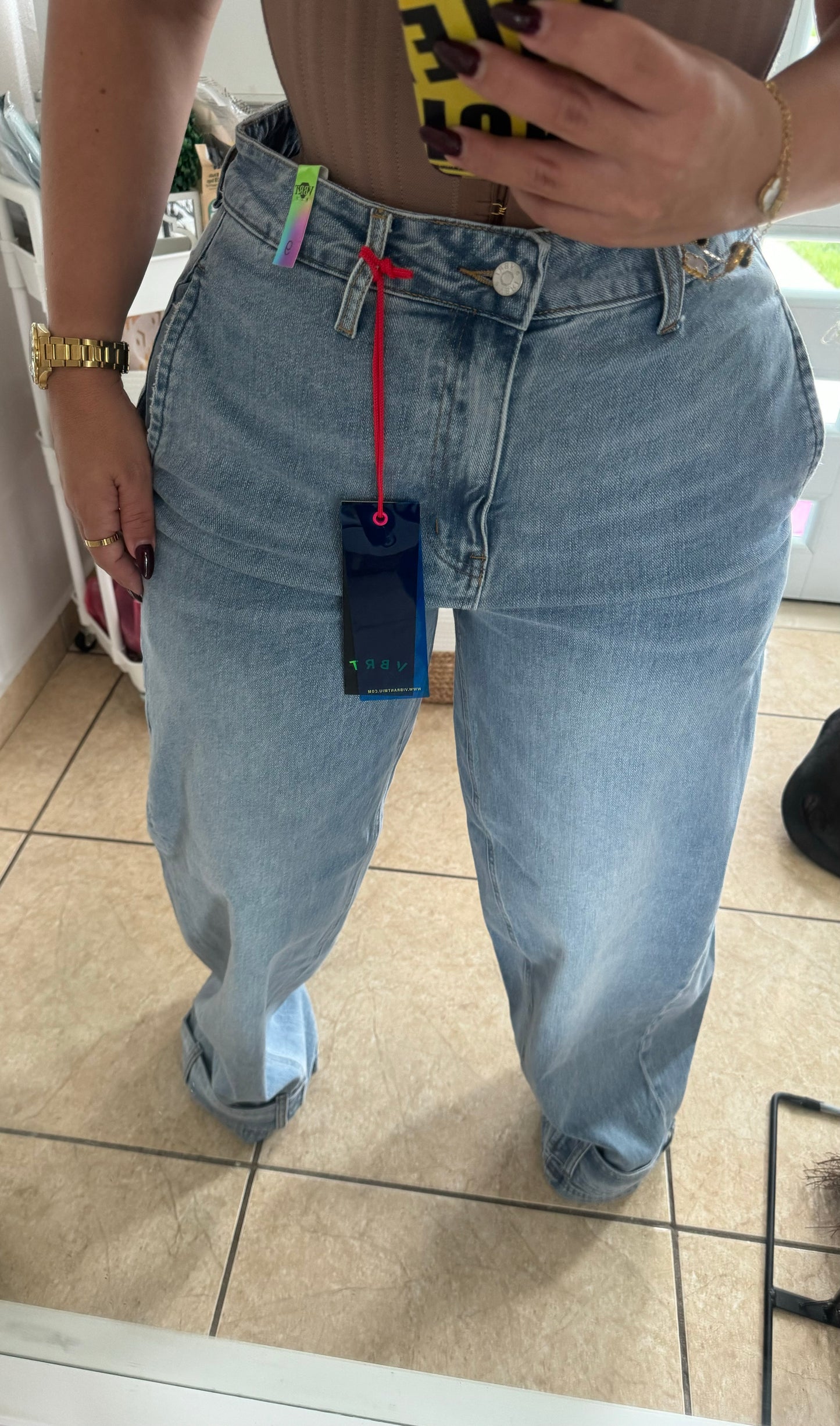 Vibrant Baggy Jeans