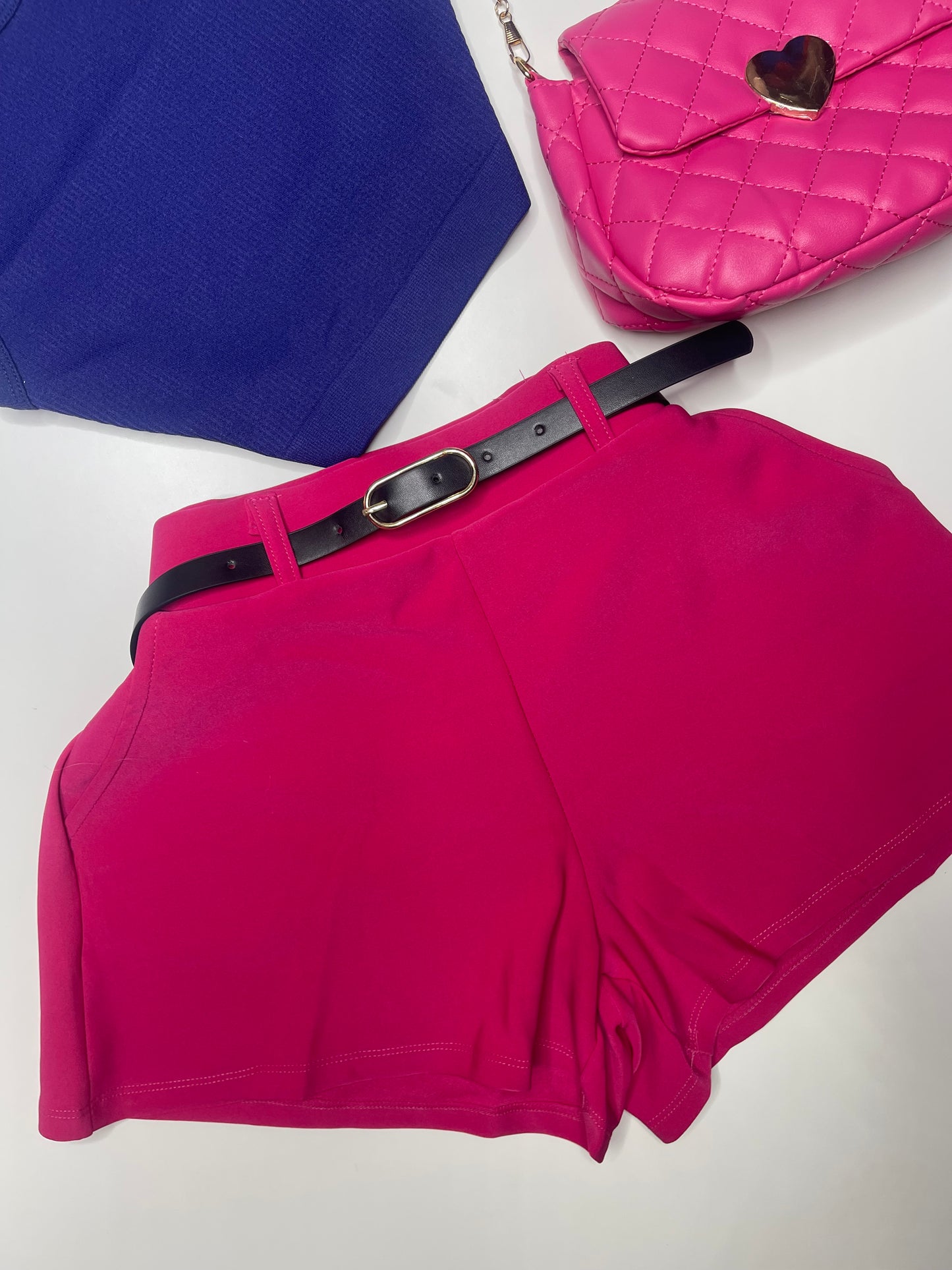 Super stretchy shorts Fushia