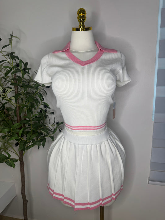 Play Set In Pink and White