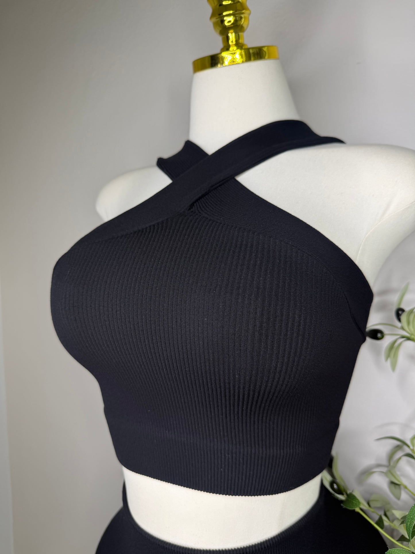 Top Cuello Cruzado (Moldeador)