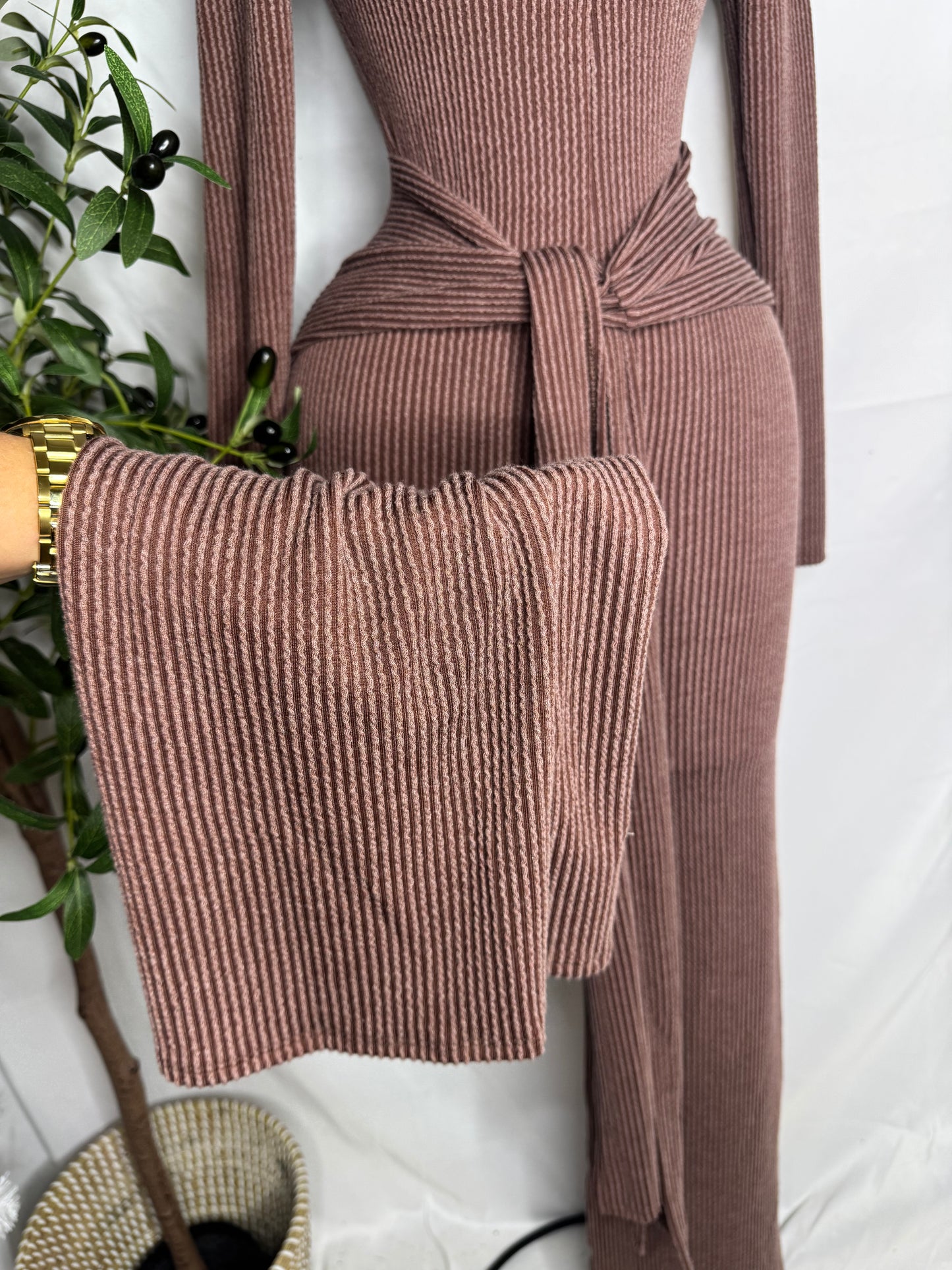 Season Jumpsuit in Mocha