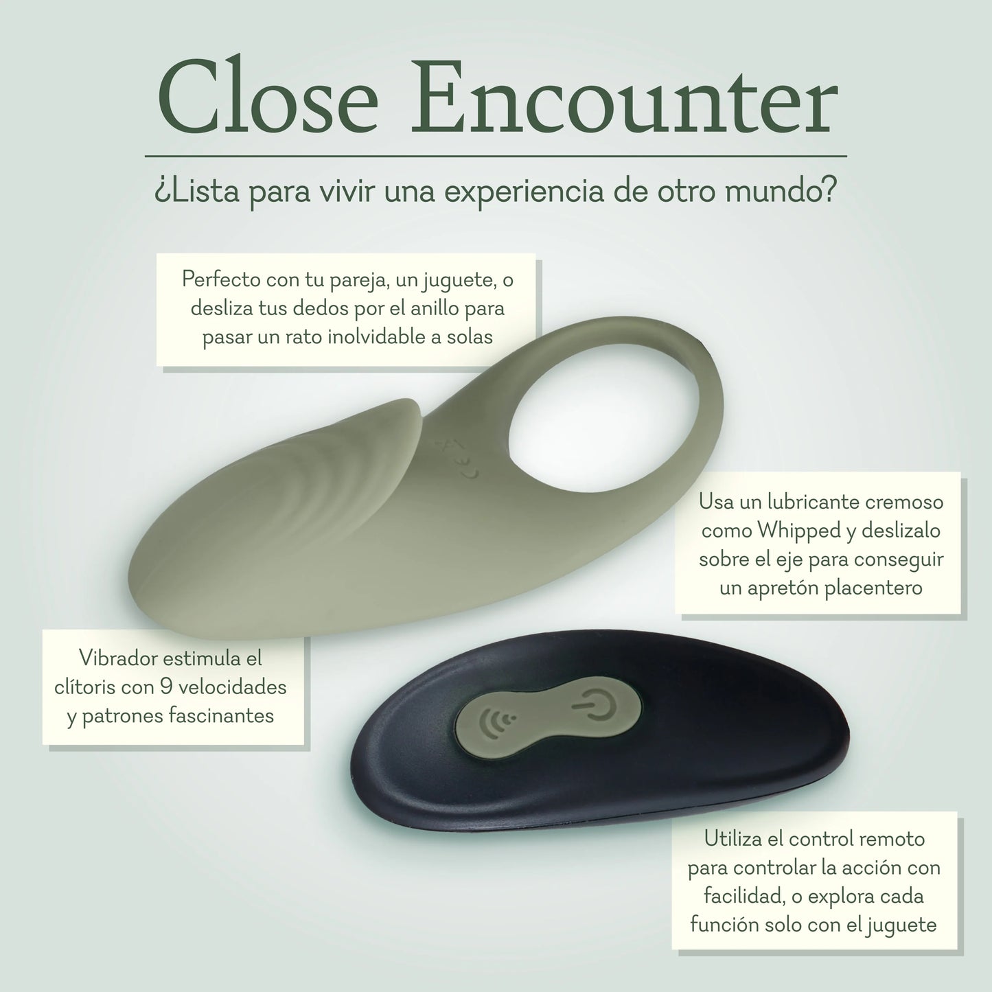 Close Encounter- Anillo para Caballero con Control Remoto