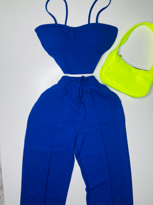 Elegant Set Royal Blue Color