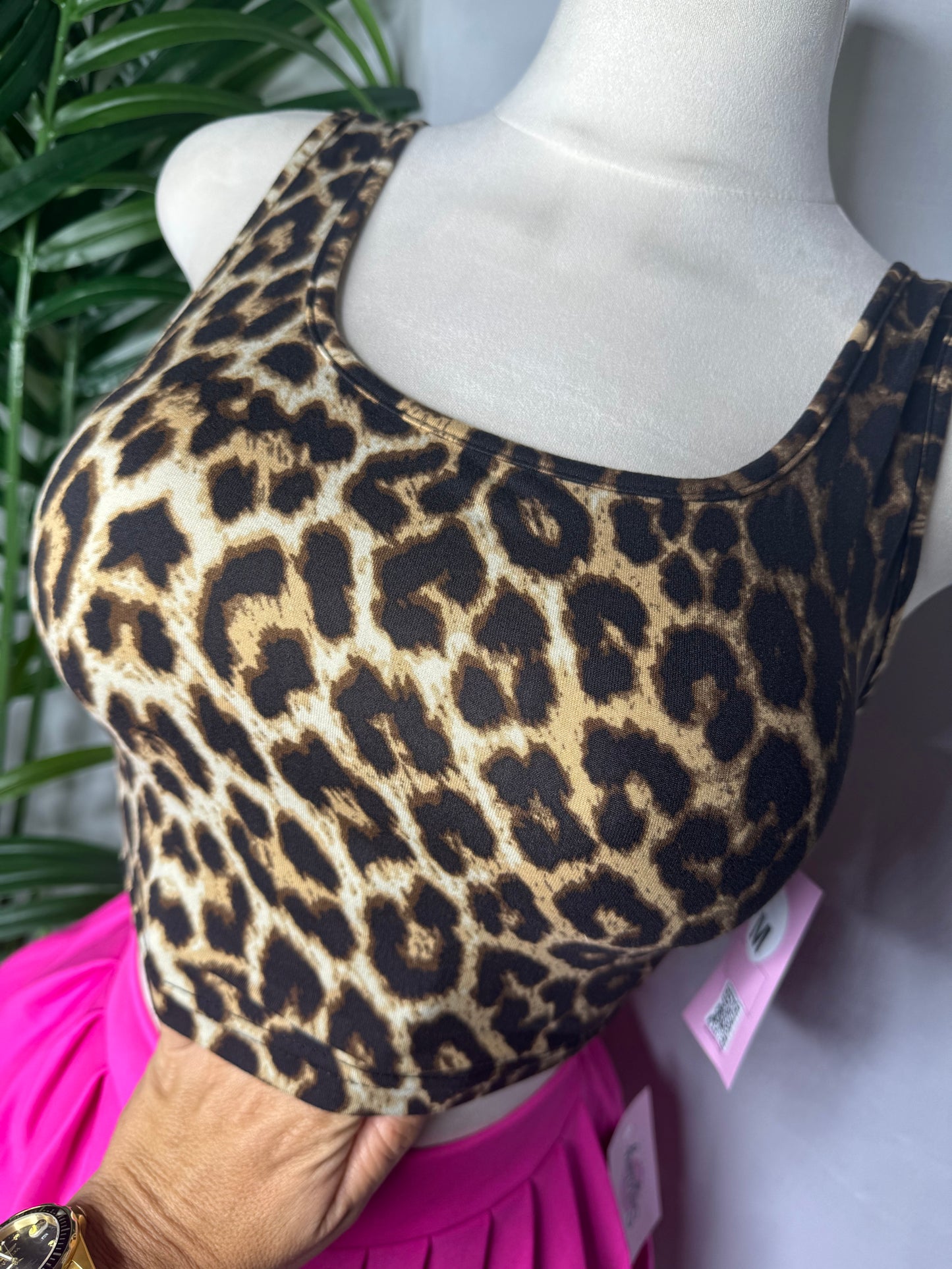 Leopard Crop Top