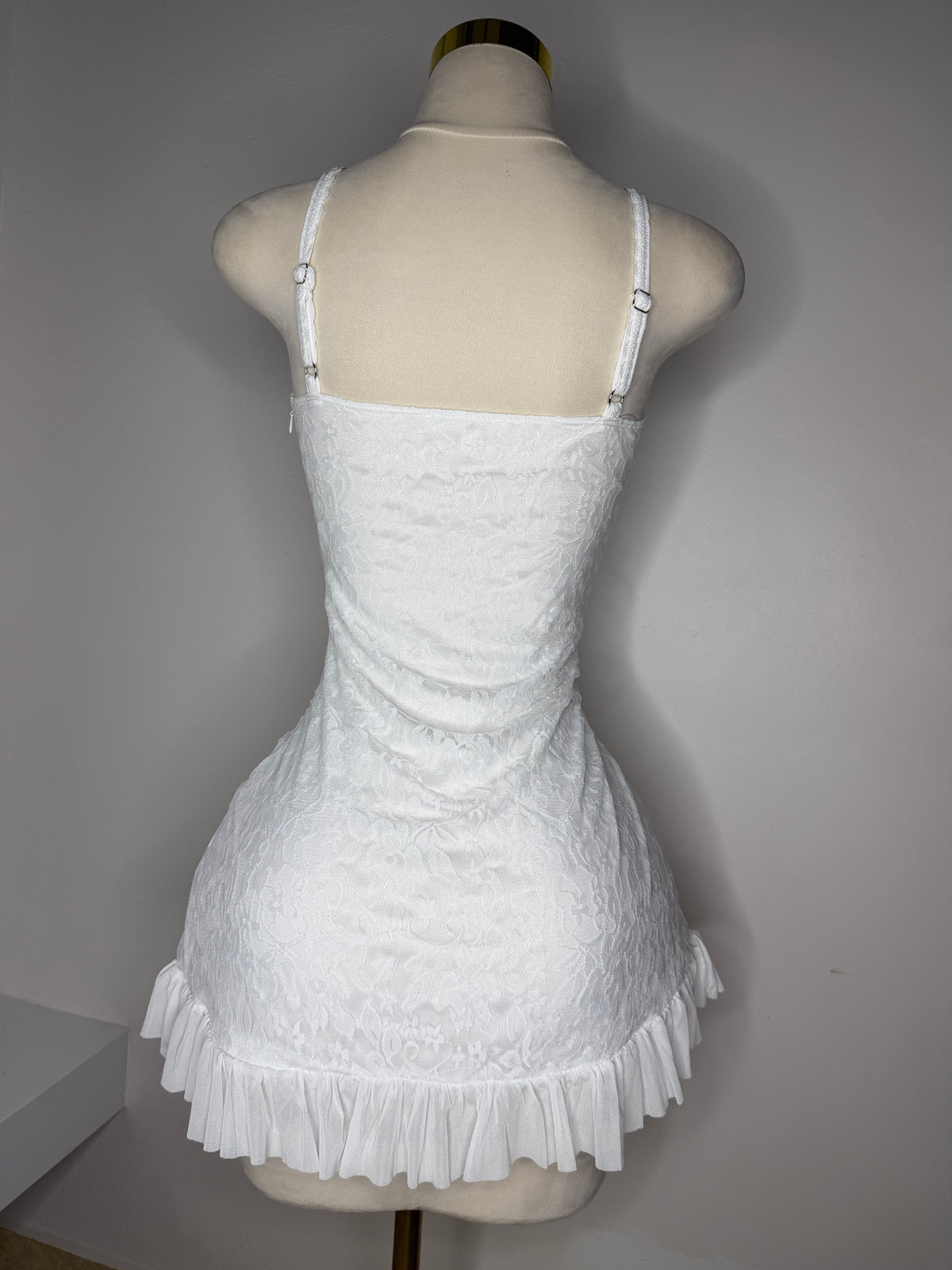 White and Lace Dress
