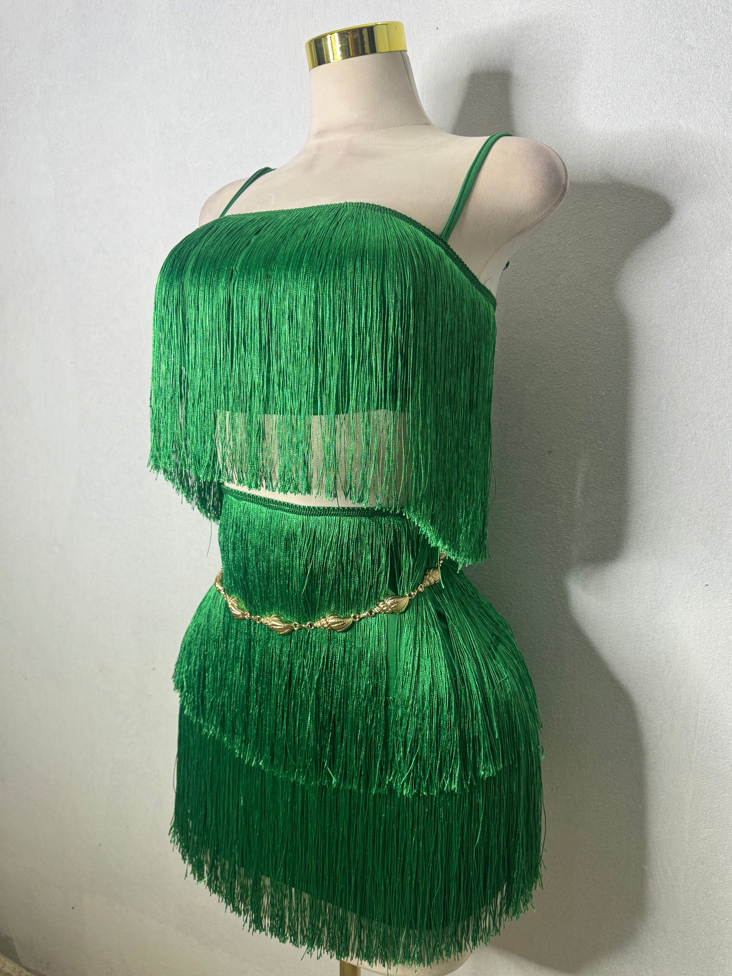 Green Tassel Set