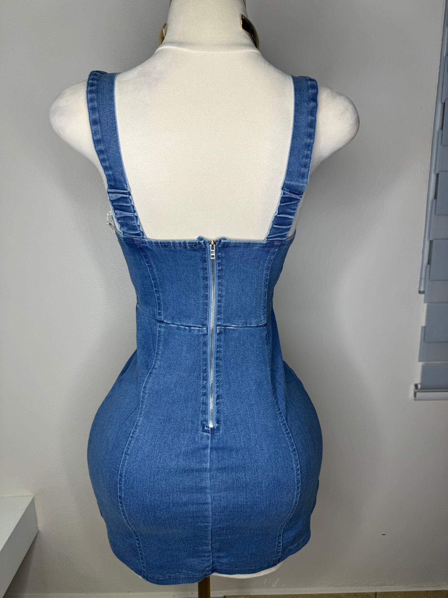 Denim Bows Dress