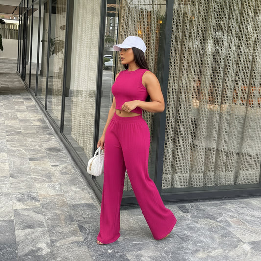 Palazzo Set un Barbie Pink