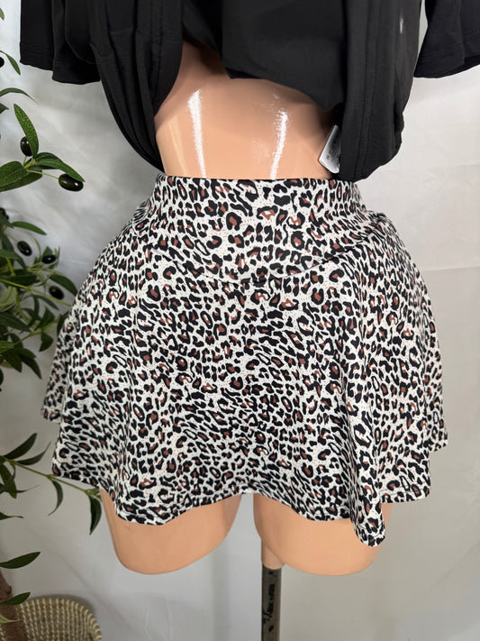 Leopardo Skort