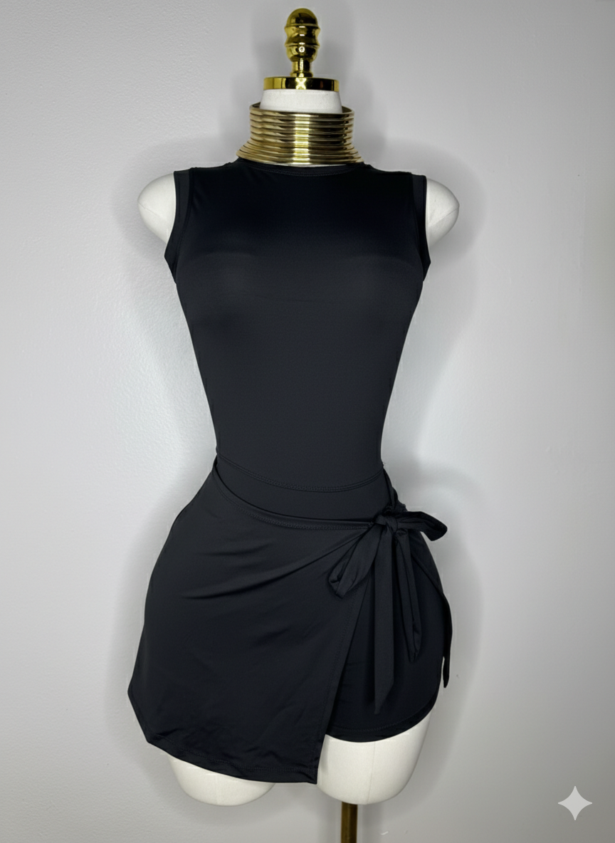 Sporty Dress in Black