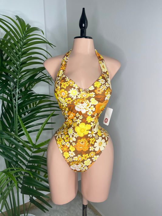 Mustard Flowers Swimsuit