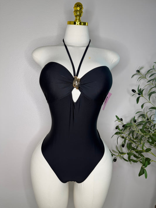 Black Minimalista Swimwear
