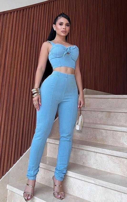 Light Denim Set