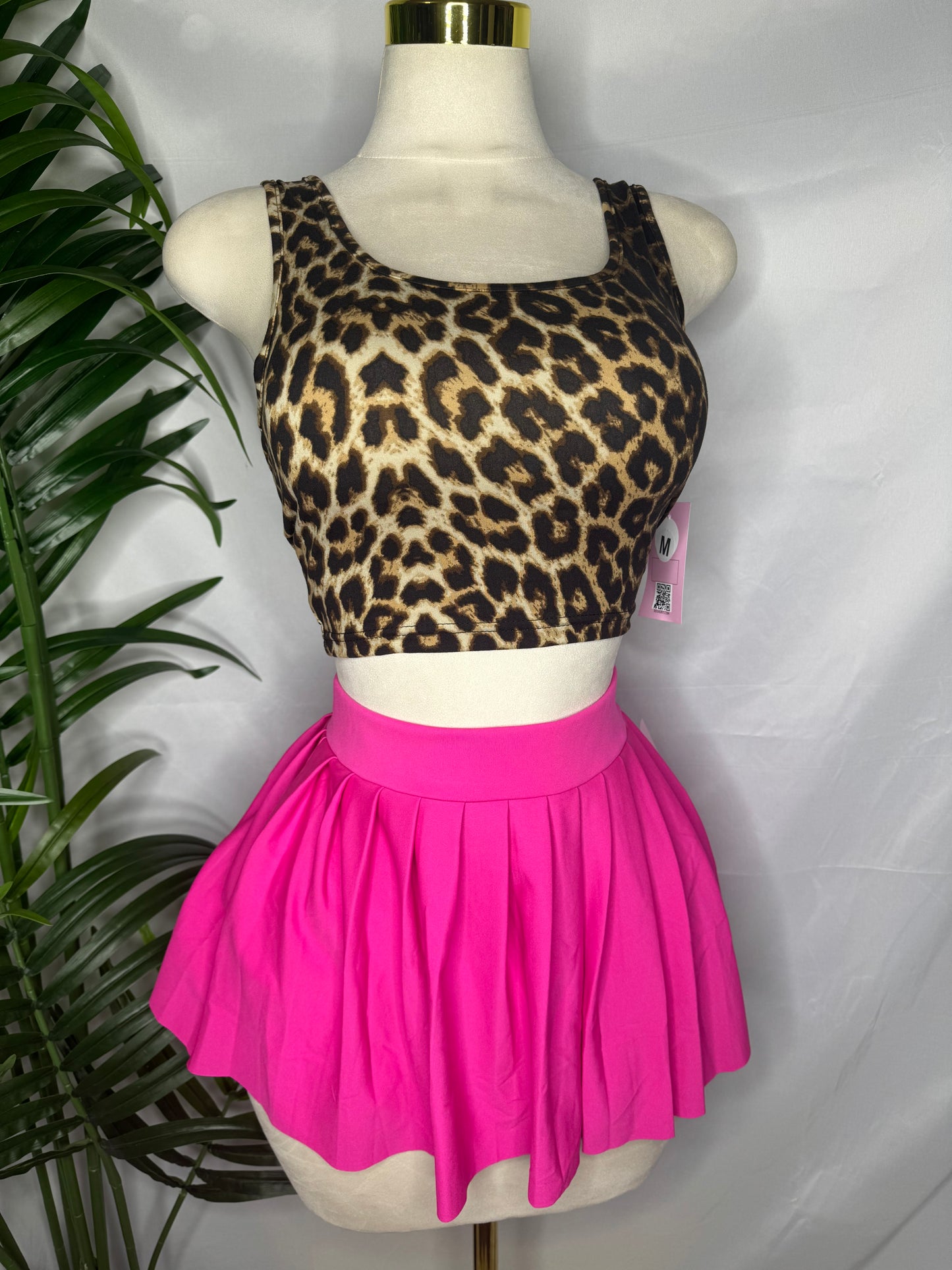 Leopard Crop Top