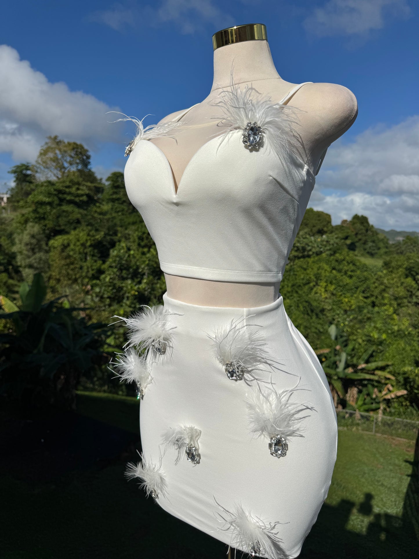 Diamonds and Feathers Set