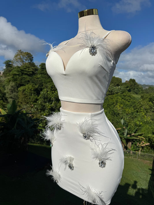 Diamonds and Feathers Set