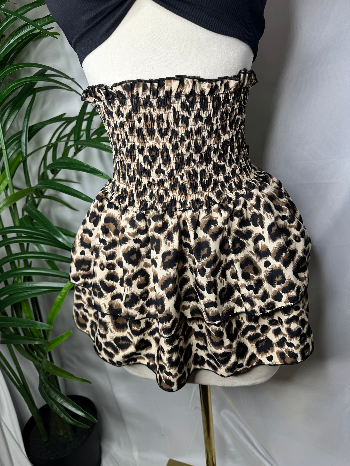 Leopard 🐆 High Waist Skirt