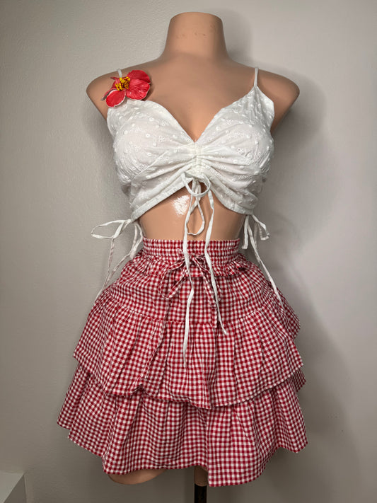 Gingham Girly Skirt