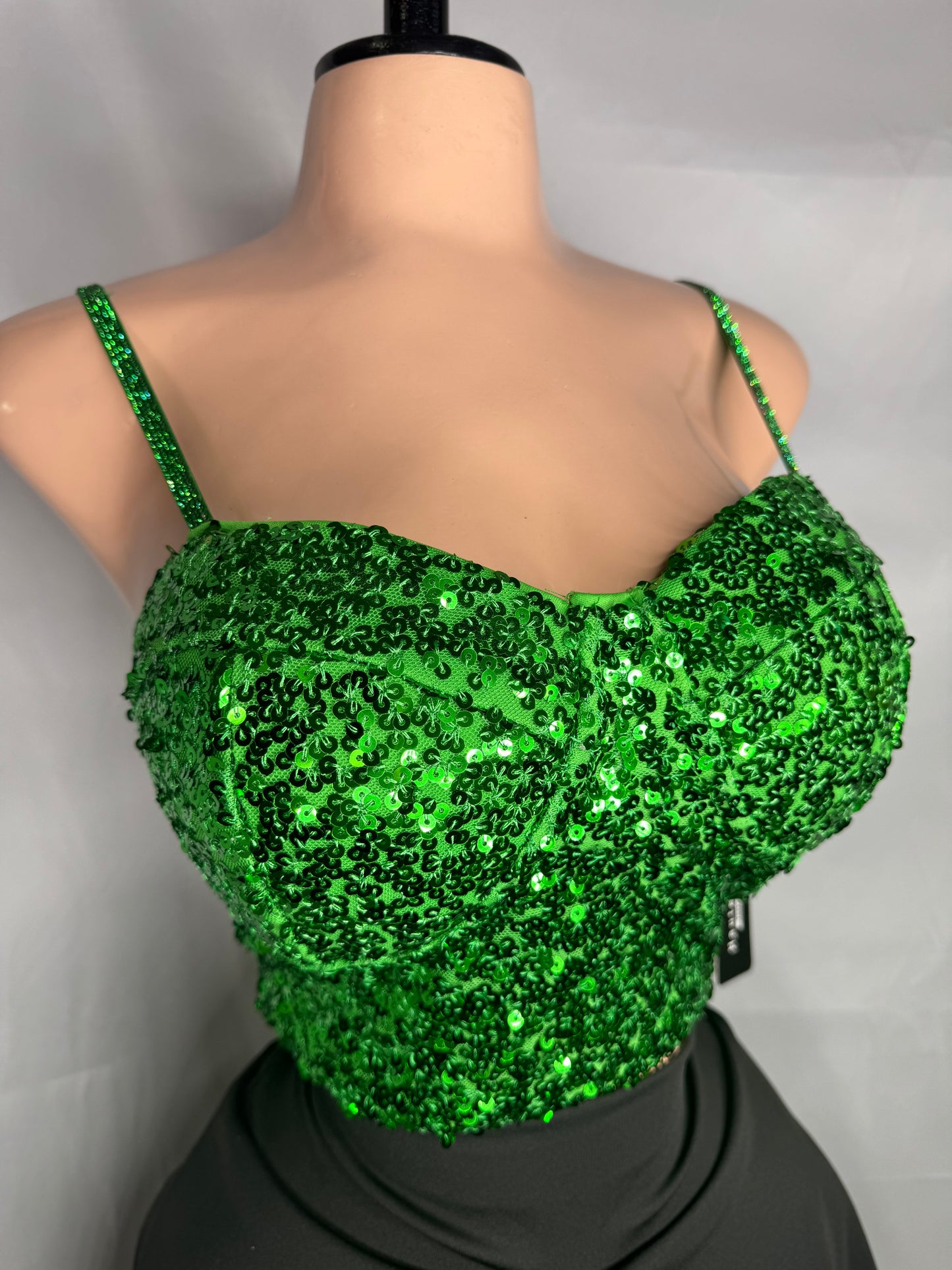 Party Top in Green