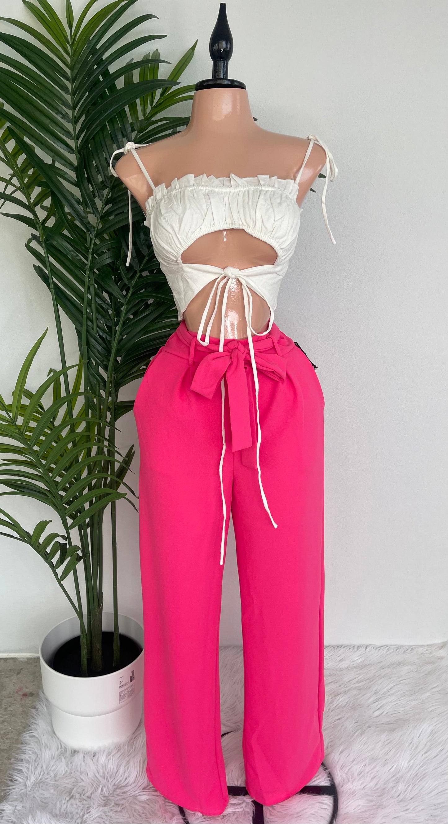 Pink Belted Trousers 💕