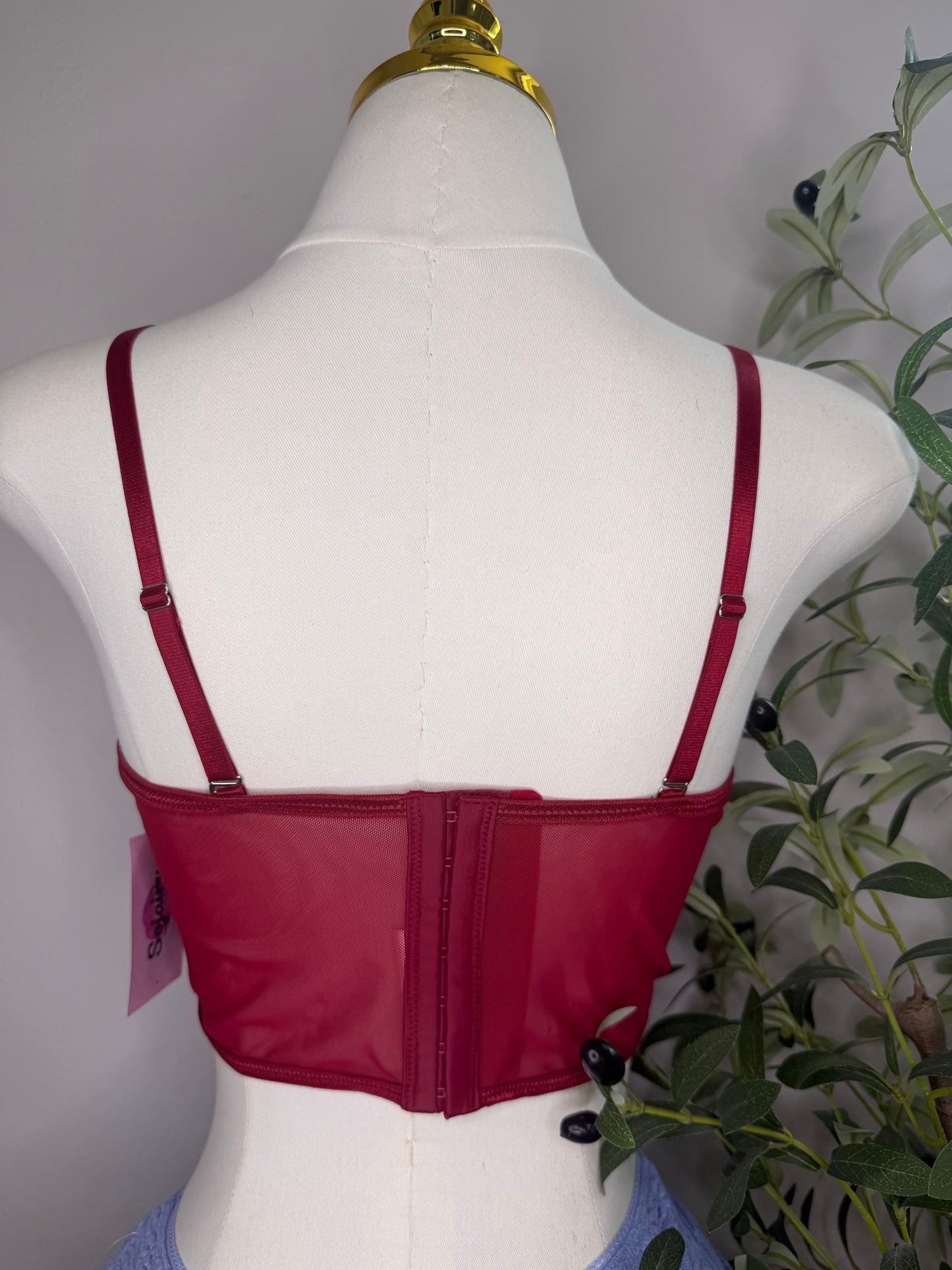 Pearl Flowers Bustier