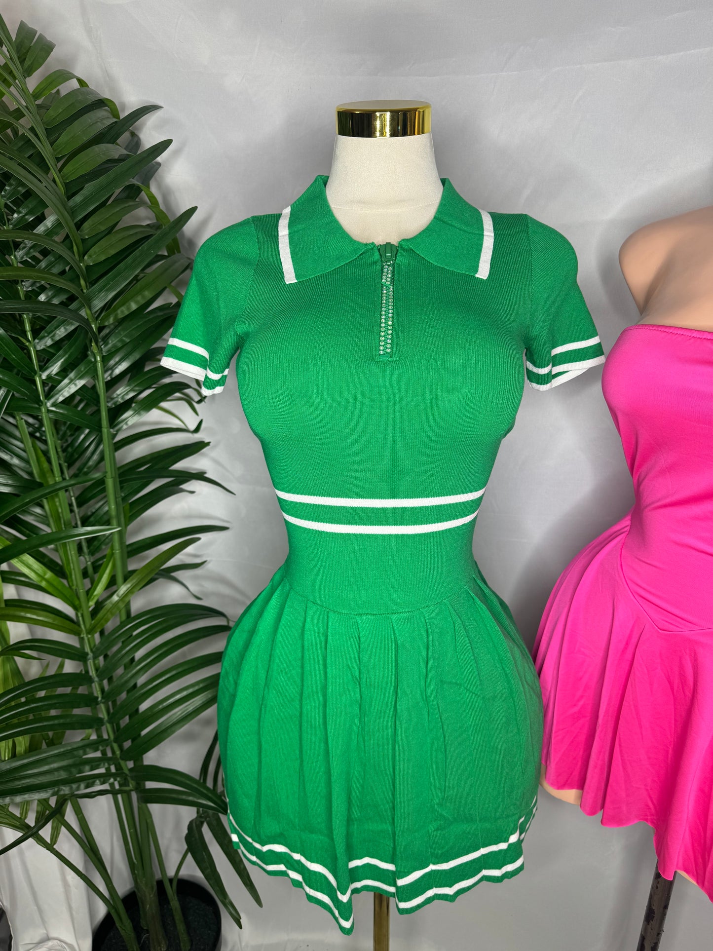 High Quality Tenis Dress in Green