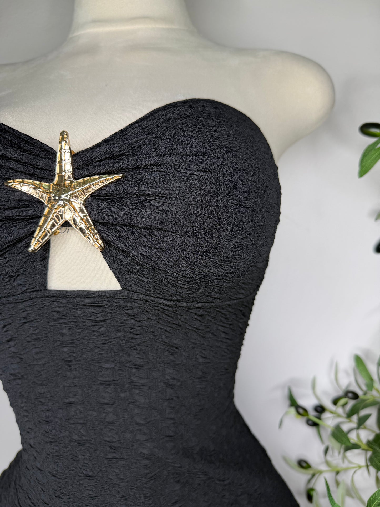 Starfish Dress in black