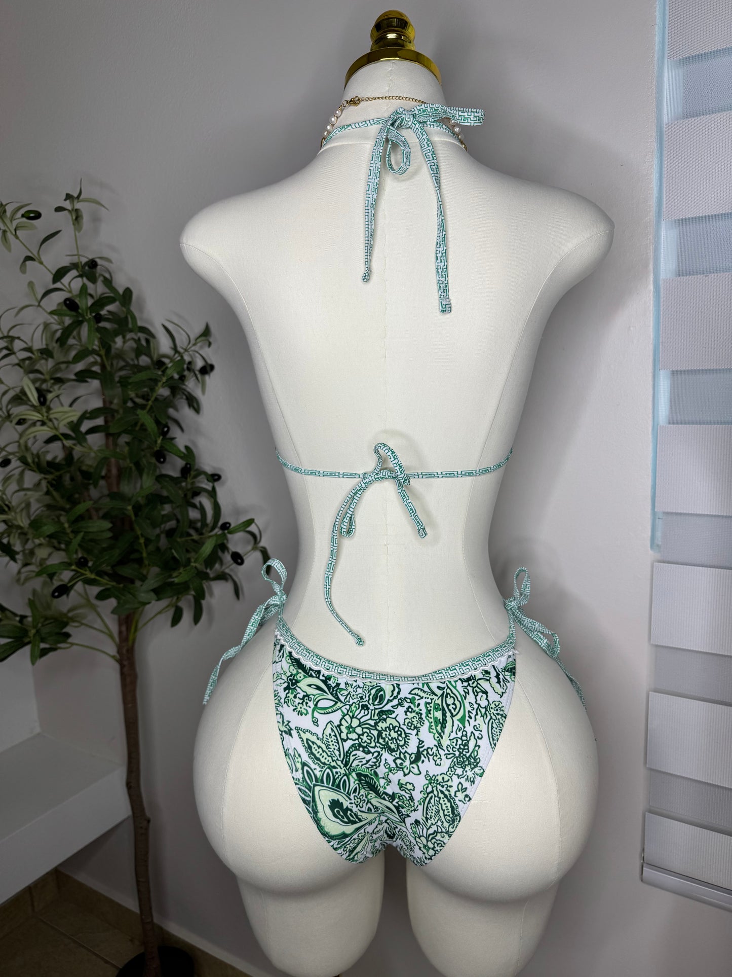 Green Seashell 🐚 Bikini