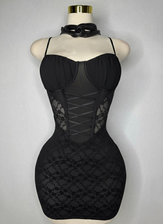 Black Lace Dress