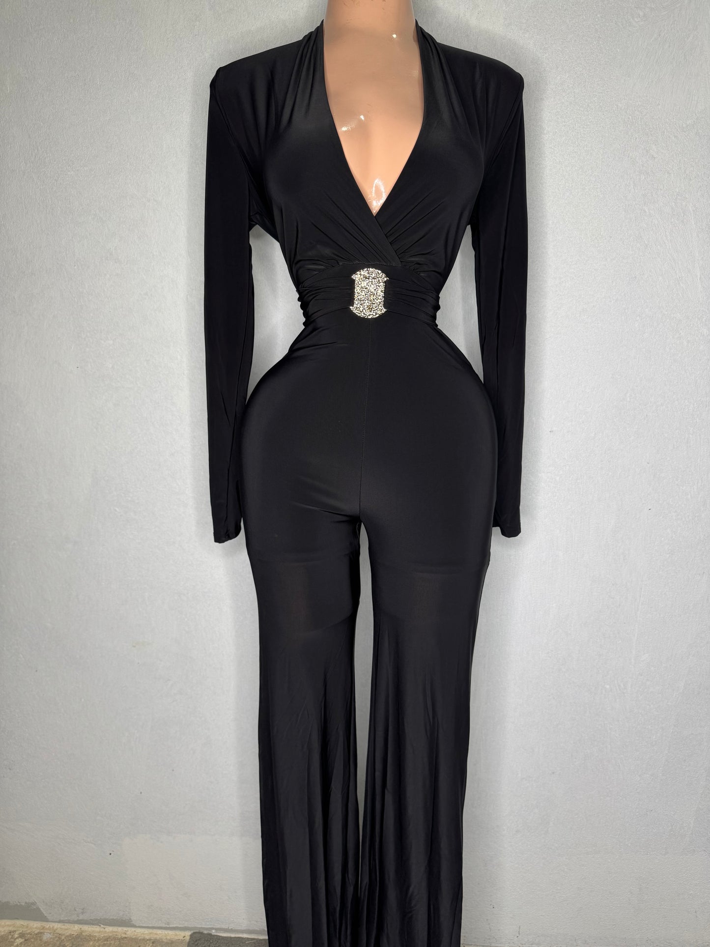 Glam Circle Detail Jumpsuit