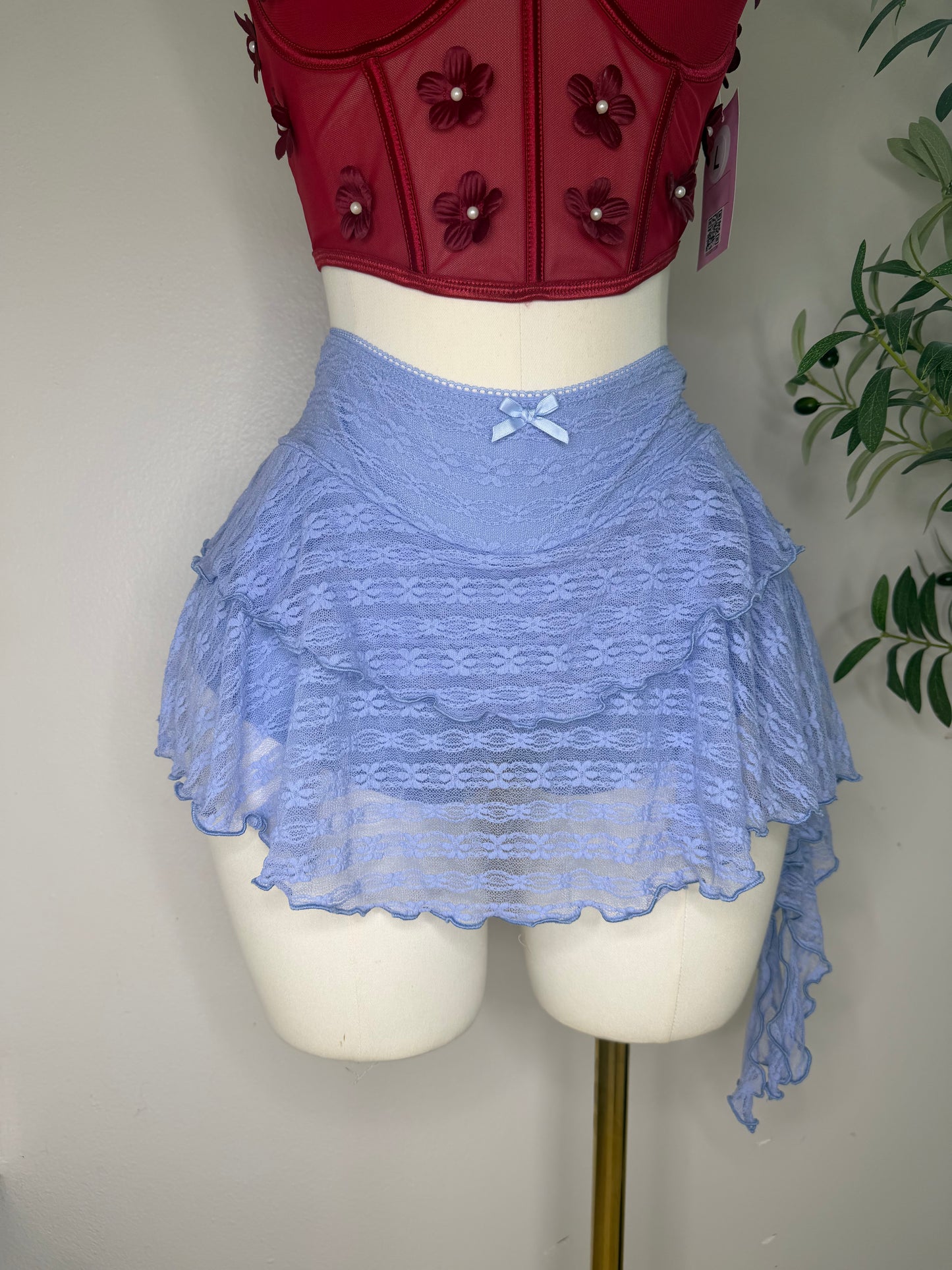 Lacy Skort in Blue