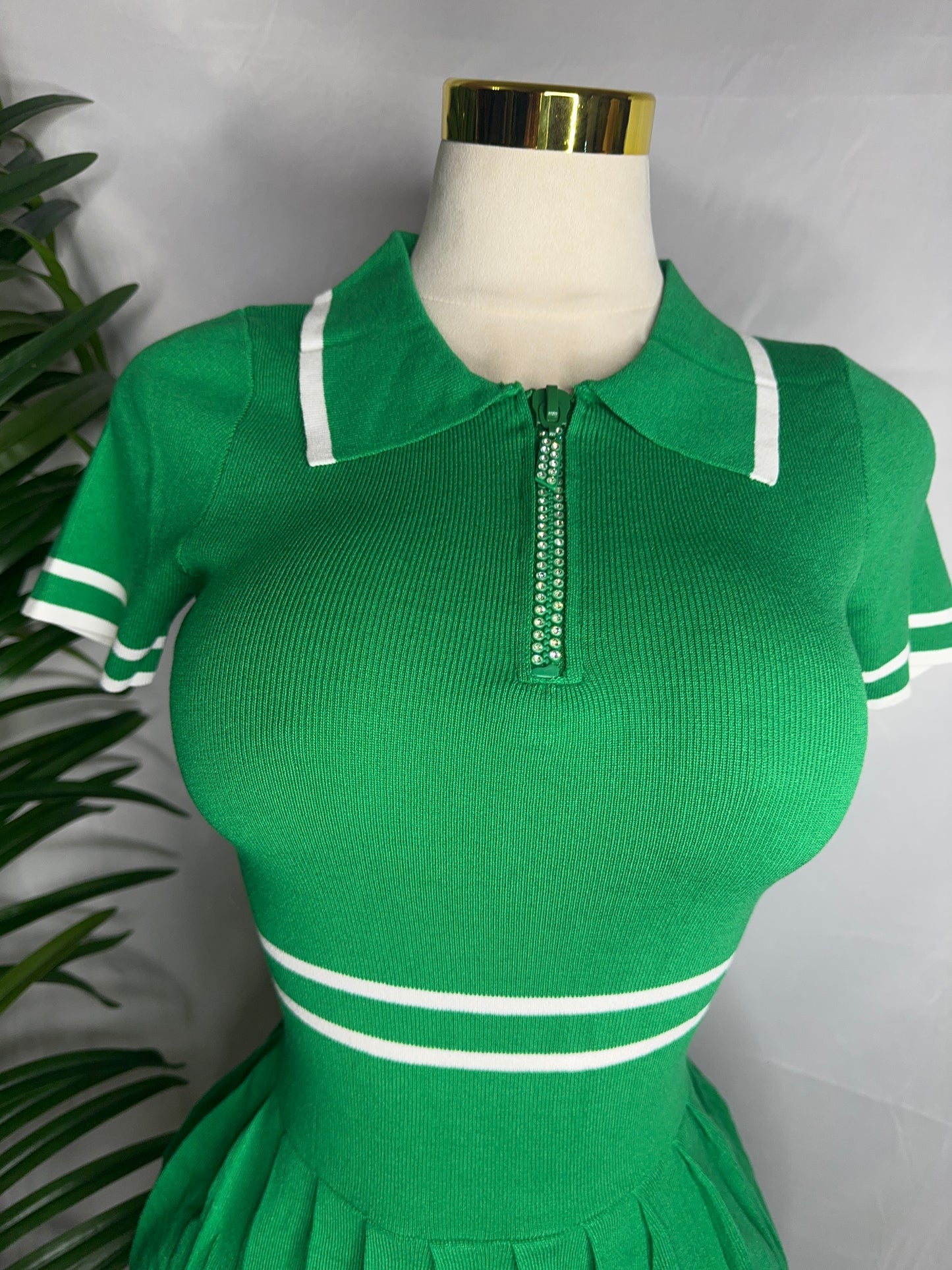 High Quality Tenis Dress in Green