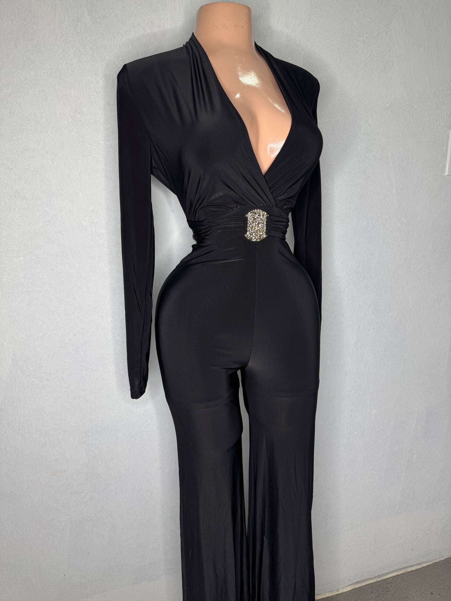 Glam Circle Detail Jumpsuit