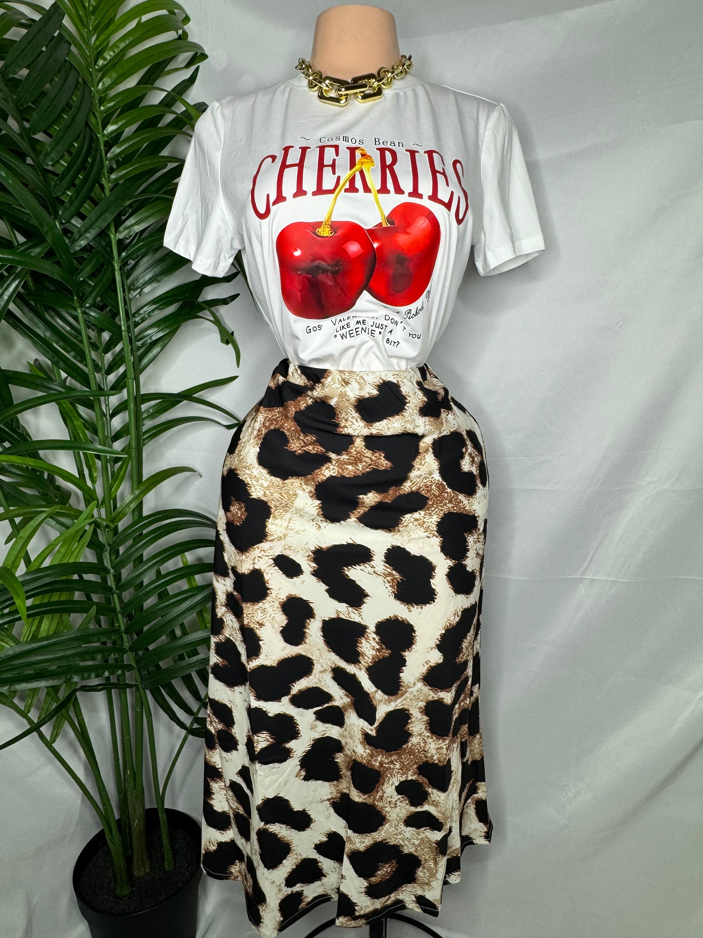 🍒Falda Leopardo 🐆