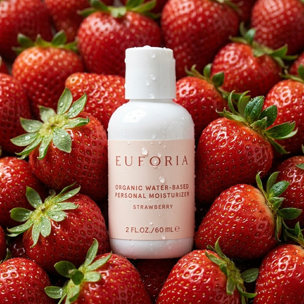 Organic Water-Based Personal Moisturizer - Strawberry 🍓