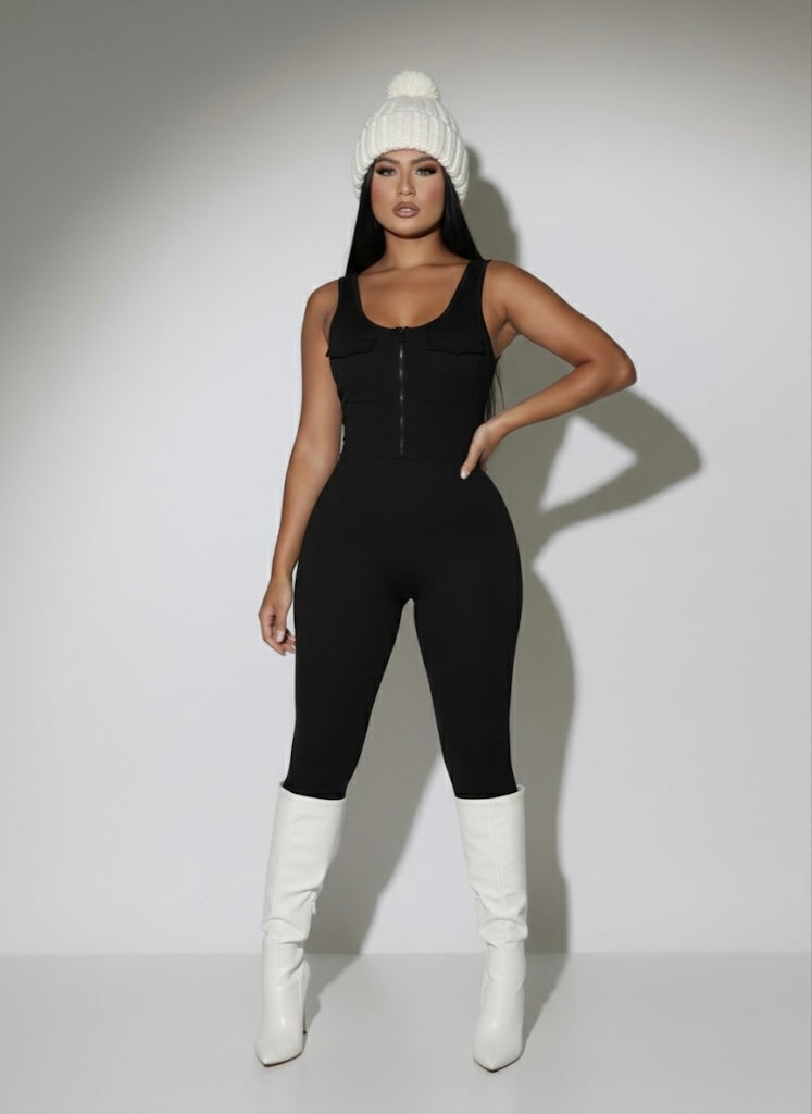 Pockets Jumpsuit Moldeador