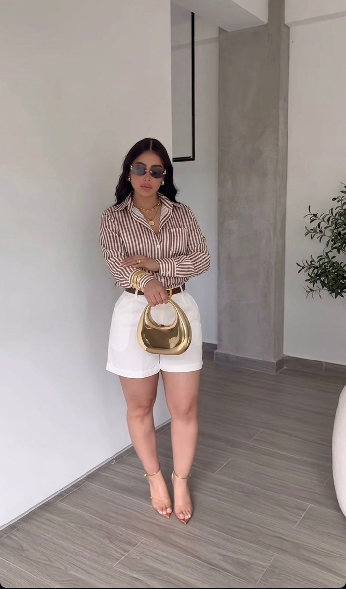 Button Down Stripes Shirt