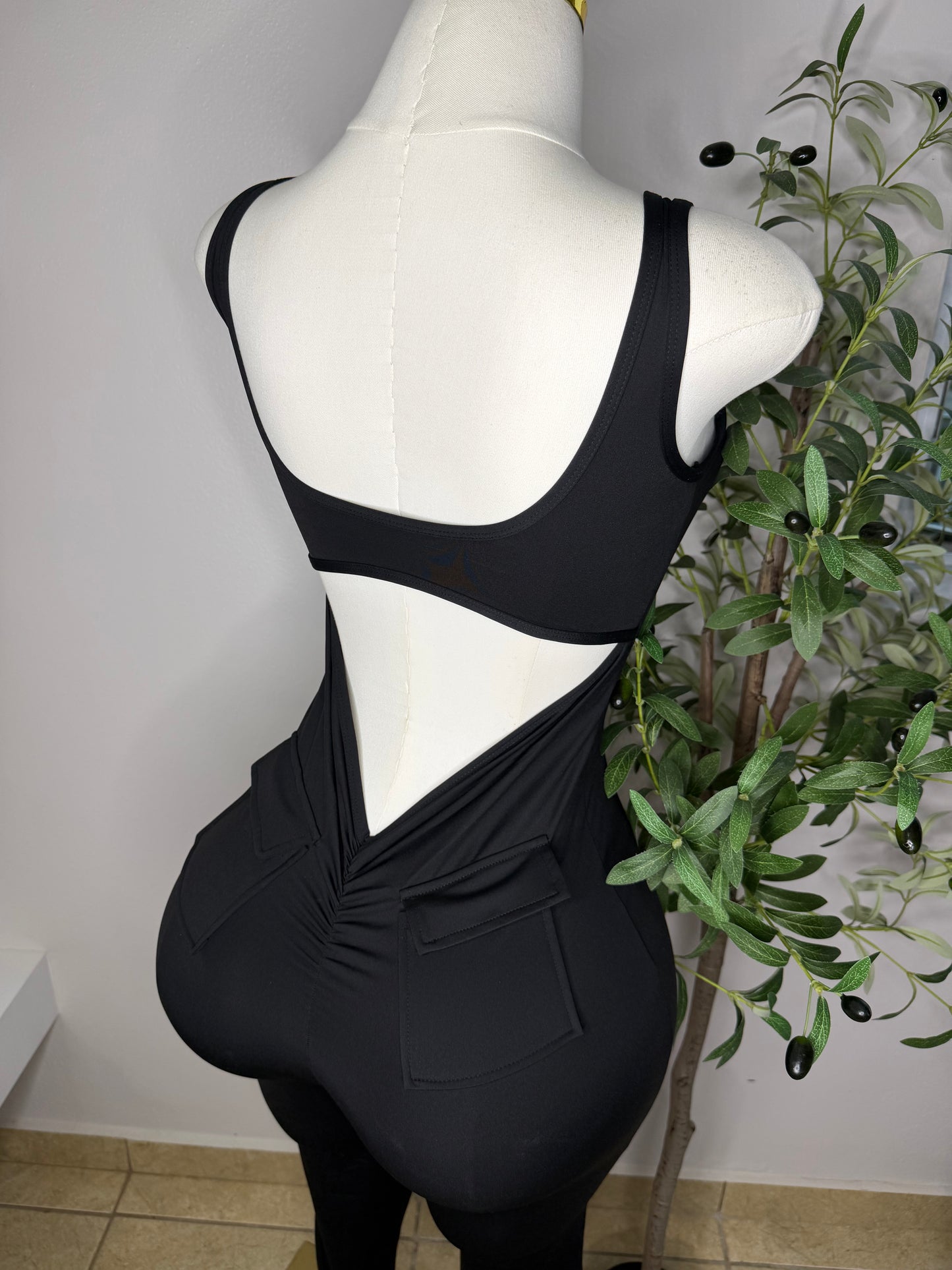 Back Pockets Jumpsuit