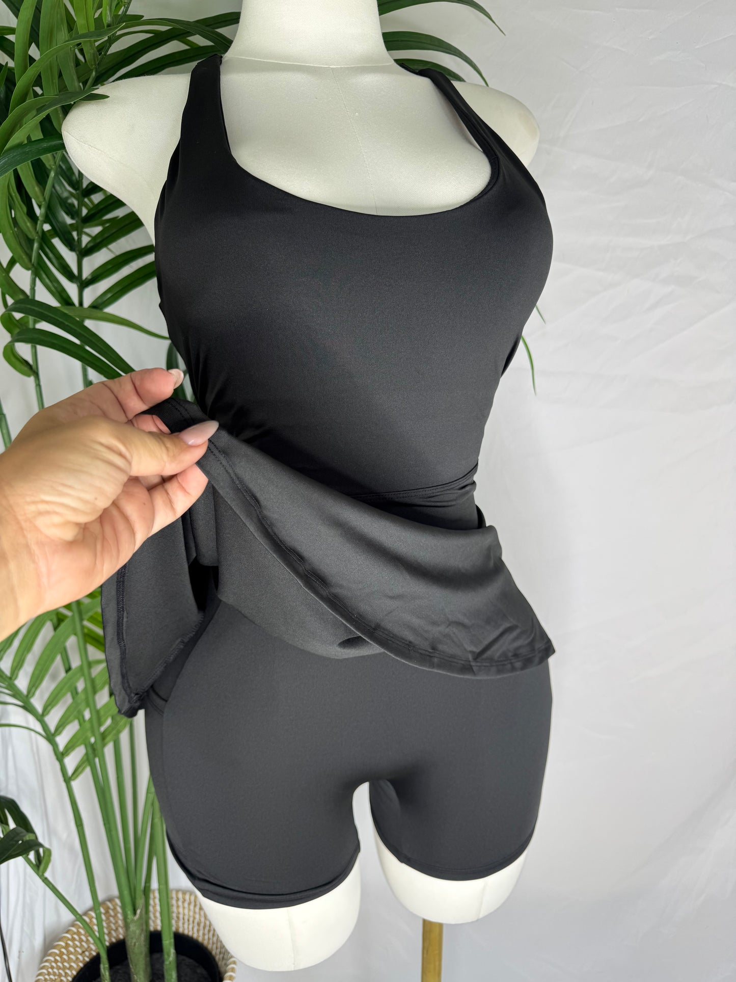 Sporty Dress All Black