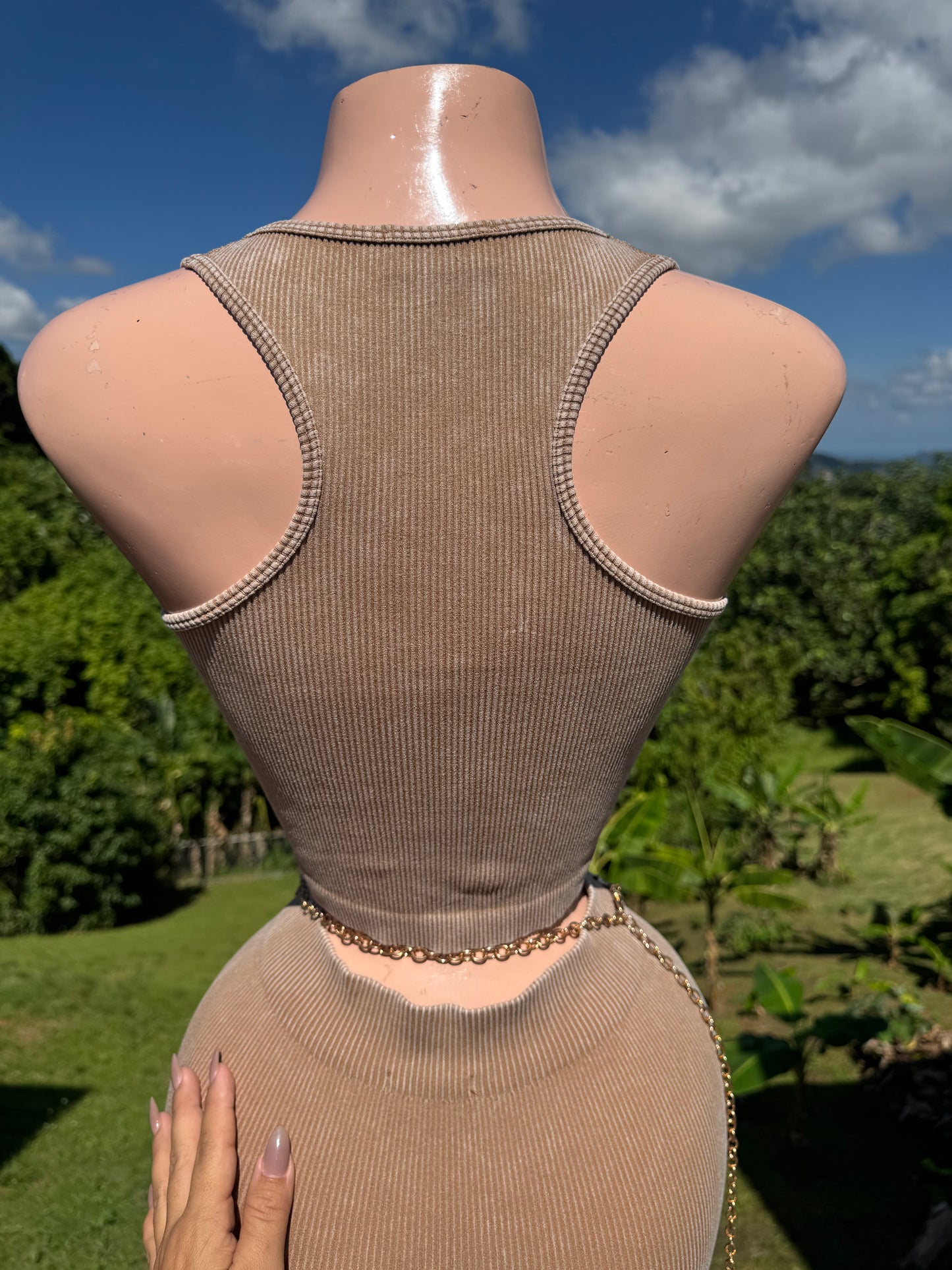 Set Moldeador corto Básico en Crema