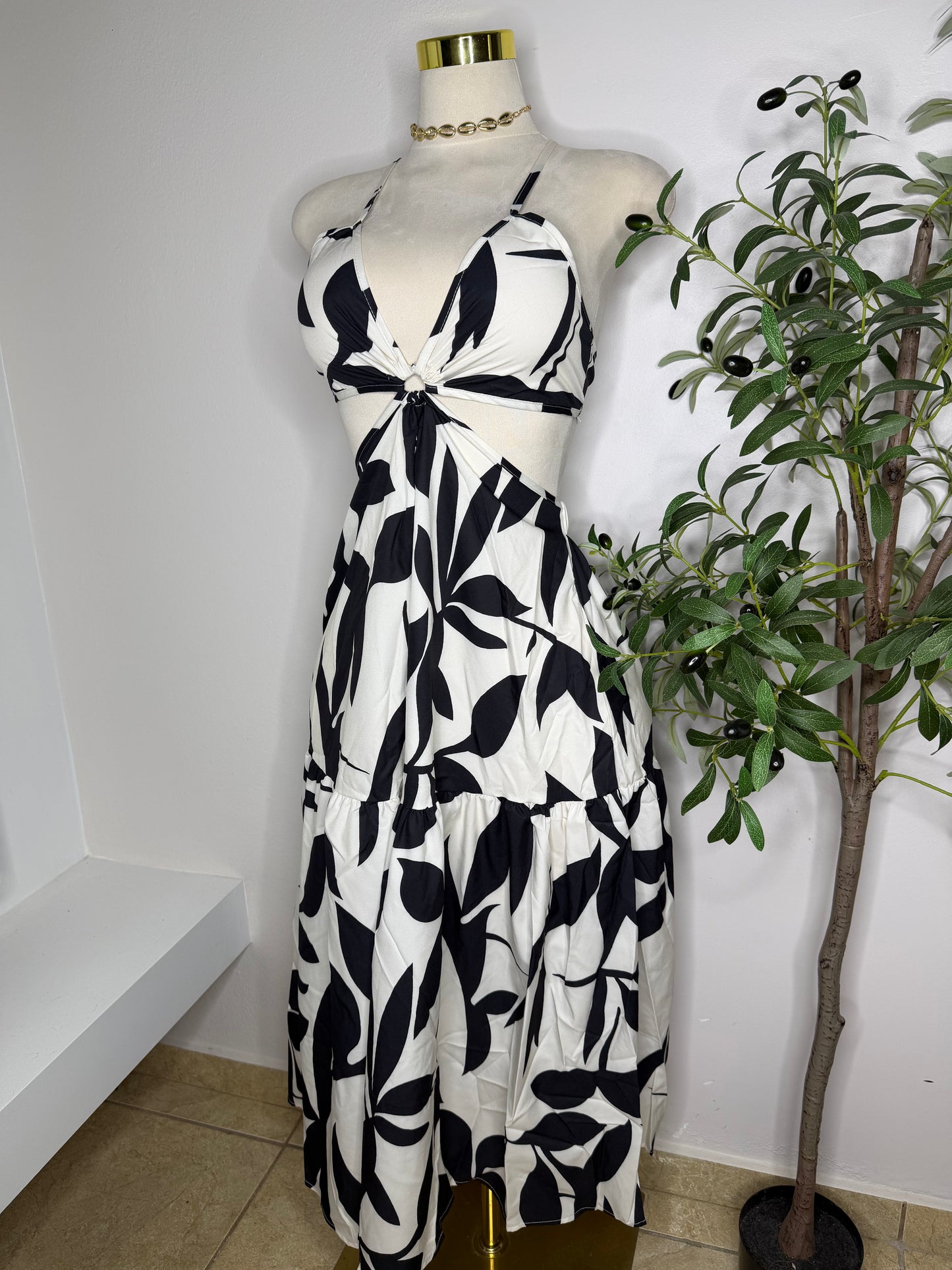 Black and White Summer Dress