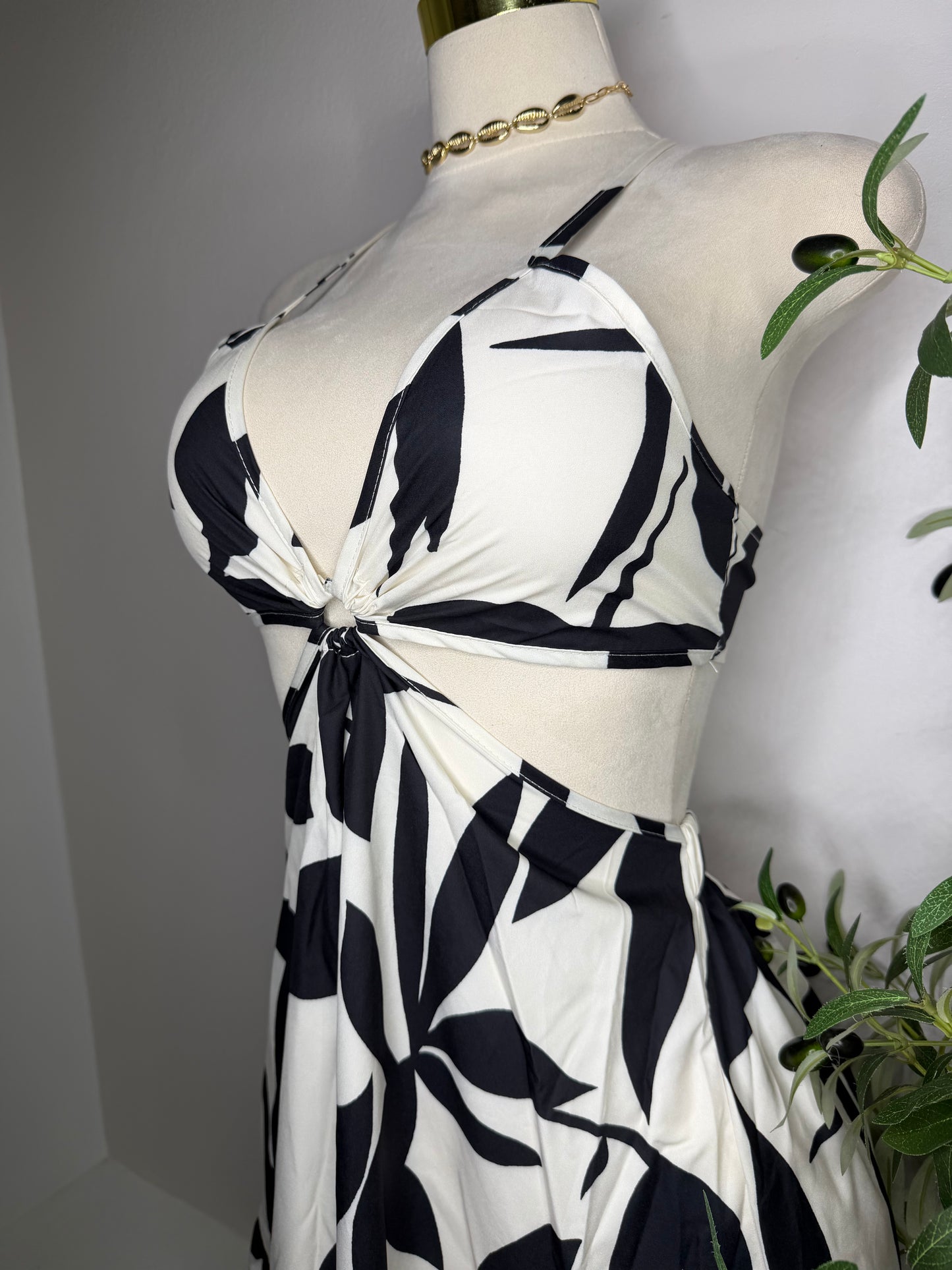 Black and White Summer Dress