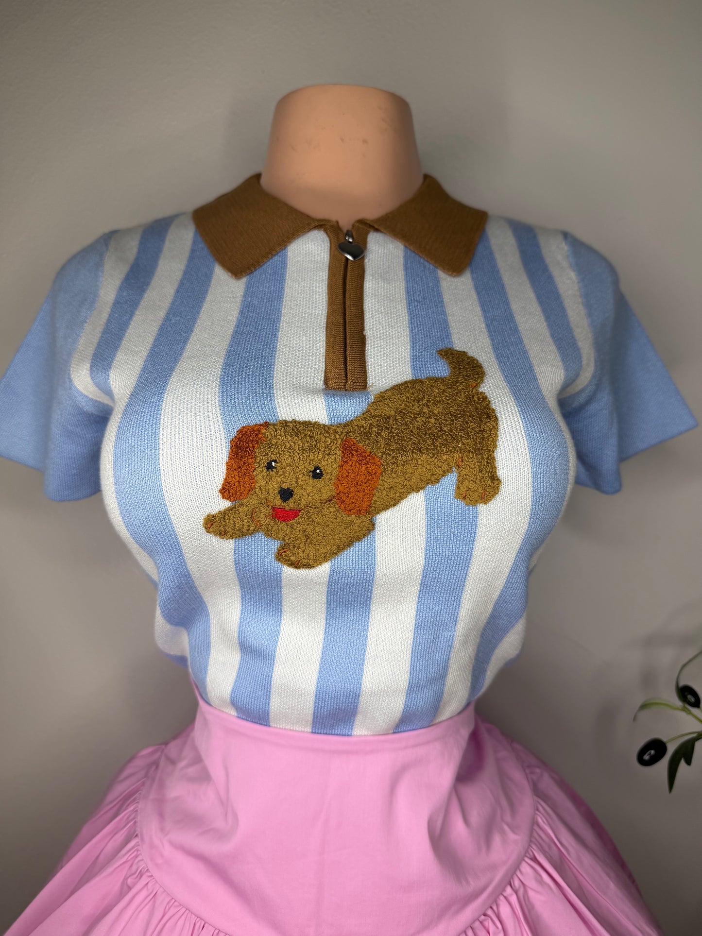 Puppy 🐶 Top in Blue