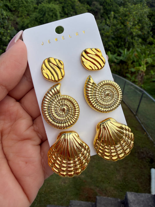 Set de Pantallas para el Agua - Seashells