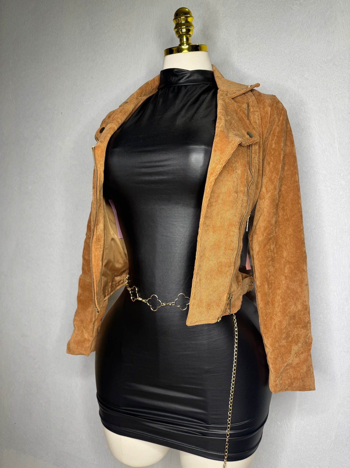 Ribbed Brown Jacket