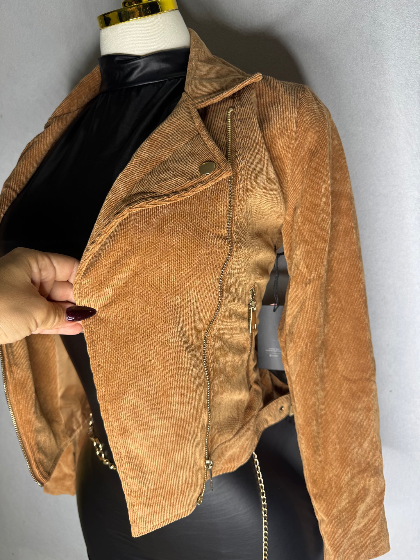 Ribbed Brown Jacket