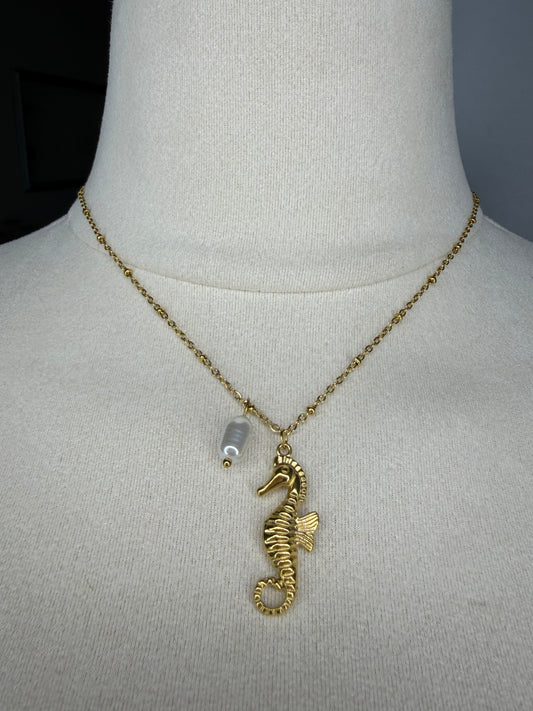 Caballito de Mar - Stainless Steel Necklace